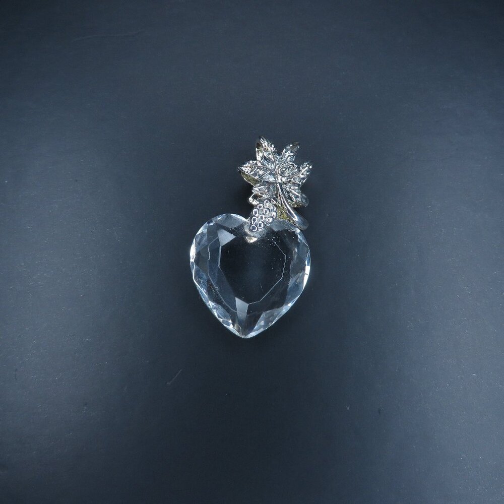 Clear Crystal Heart Pendant